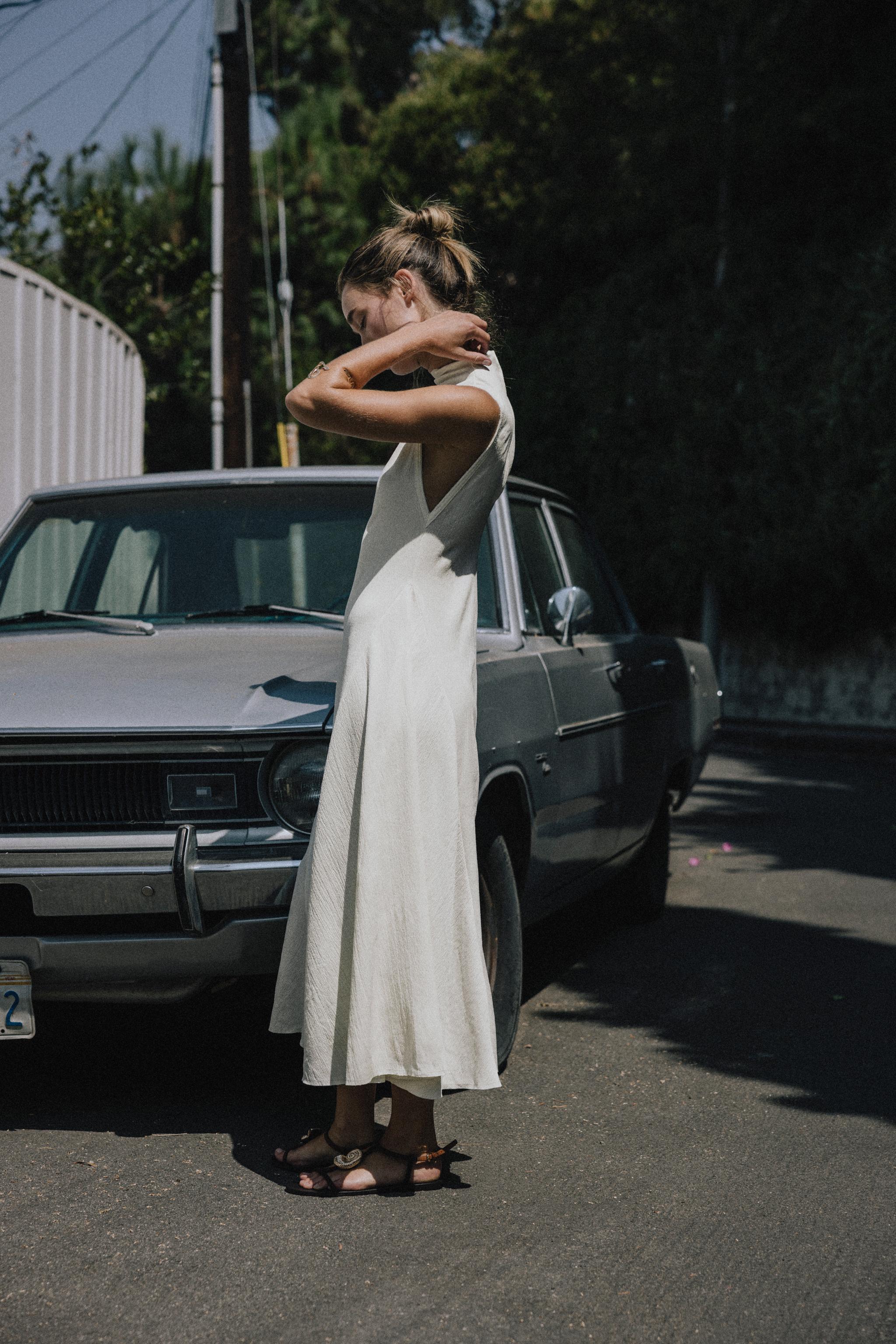 ROBE LONGUE TEXTURÉE